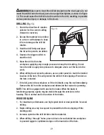 Preview for 21 page of Performax 241-0905 Operator'S Manual