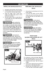 Preview for 10 page of Performax 241-0991 Operator'S Manual