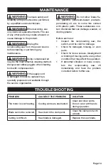 Preview for 15 page of Performax 241-0991 Operator'S Manual