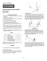 Preview for 1 page of Performax 72800AP Operator Instructions