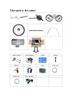 Preview for 3 page of Performer JC 70 Speed Trike Assembly Manual