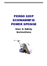 Предварительный просмотр 1 страницы PERGO SCHWAMMFIX POWER SPONGE 620P User & Safety Instructions