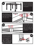 Preview for 6 page of Pergola kits USA PREMIUM VINYL PAVILION Assembly Manual