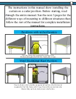 Preview for 3 page of Pergola kits USA Sunbrella Side Shade Assembly Manual