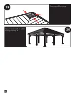 Preview for 30 page of Pergola kits USA WOOD PAVILION Assembly Manual