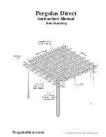 Pergolas Direct FREE STANDING Instruction Manual preview