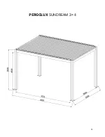 Предварительный просмотр 6 страницы PERGOLUX SUNDREAM 3x3 Manual