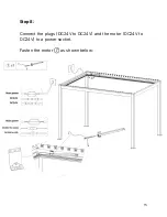 Предварительный просмотр 15 страницы PERGOLUX SUNDREAM 3x3 Manual