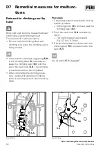 Preview for 58 page of Peri MO-20-00445 0 Assembly, Commissioning And Maintenance Instructions