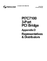 Предварительный просмотр 123 страницы Pericom PI7C7100 Manual