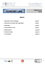 Preview for 3 page of Periso CONFORT AERSwiss Pro GOLD User Manual