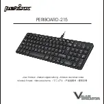 perixx PERIBOARD-215 User Manual preview
