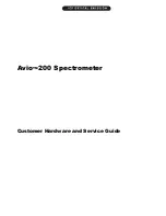 Предварительный просмотр 3 страницы PerkinElmer AVIO 200 Hardware Manual