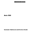 Предварительный просмотр 3 страницы PerkinElmer AVIO 500 Customer Hardware And Service Manual