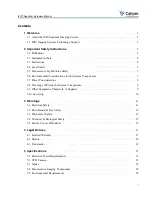 Preview for 3 page of PerkinElmer Caliper IVIS Spectrum Hardware Manual