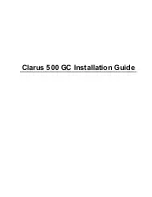 PerkinElmer clarus 500 gc Installation Manual предпросмотр