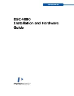 PerkinElmer DSC 4000 Installation And Hardware Manual preview