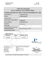 Preview for 1 page of PerkinElmer FX-10 UHPLC Manual