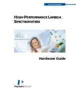 PerkinElmer Lambda 1050 Hardware Manual preview