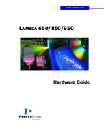 PerkinElmer Lambda 650 Hardware Manual предпросмотр