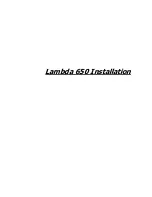 Предварительный просмотр 33 страницы PerkinElmer Lambda 650 Hardware Manual