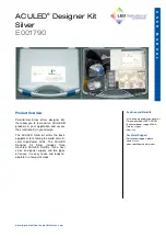 PerkinElmer LED Solutions ACULED Designer Kit Silver User Manual preview