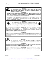 Preview for 3 page of PerkinElmer PS-1120 Operation Manual