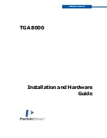 PerkinElmer TGA 8000 Installation And Hardware Manual preview