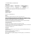 Preview for 2 page of PerkinElmer TGA 8000 Installation And Hardware Manual