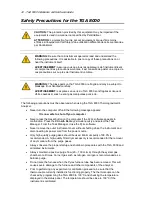 Preview for 10 page of PerkinElmer TGA 8000 Installation And Hardware Manual