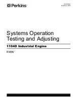 Perkins 1104D NH1 Systems Operation Testing And Adjusting предпросмотр