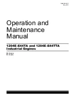 Preview for 1 page of Perkins 1204E-E44TA Operation And Maintenance Manual