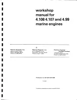 Предварительный просмотр 3 страницы Perkins 4.107(M) Workshop Manual