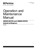 Предварительный просмотр 1 страницы Perkins 4006D-E23TA Operation And Maintenance Manual