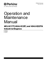 Perkins 403J-E17T Operation And Maintenance Manual предпросмотр