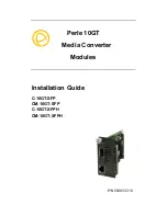 Предварительный просмотр 1 страницы Perle C-10GT-SFP Installation Manual