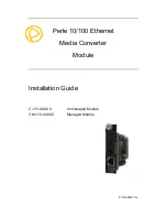 Preview for 1 page of Perle C-110-M2ST2 Installation Manual