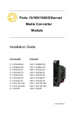 Perle C-1110-M2LC05 Installation Manual предпросмотр