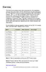 Preview for 2 page of Perle C-1110-M2LC05 Installation Manual