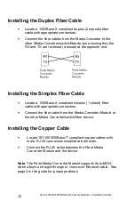 Preview for 12 page of Perle C-1110-M2LC05 Installation Manual