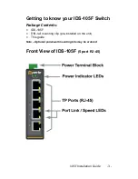 Preview for 3 page of Perle IDS-105F Installation Manual