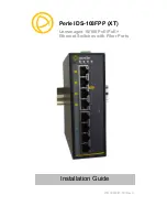 Perle IDS-108FPP series Installation Manual preview