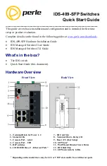 Perle IDS-409-SFP Quick Start Manual preview