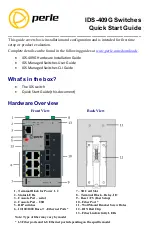 Perle IDS-409G Quick Start Manual preview