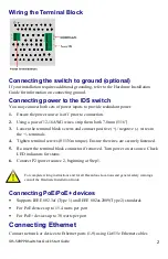 Preview for 2 page of Perle IDS-509PP8 Quick Start Manual