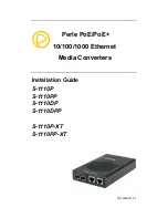 Perle S-1110DP Installation Manual предпросмотр