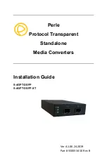 Preview for 1 page of Perle S-4GPT-DSFP Installation Manual