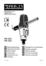 Предварительный просмотр 1 страницы Perles PB 1223 Operating Instructions Manual