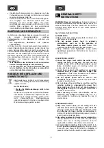 Предварительный просмотр 6 страницы Perles PB 1223 Operating Instructions Manual