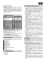 Предварительный просмотр 27 страницы Perles PB 1223 Operating Instructions Manual